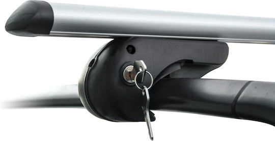 Menabo Aluminum Car Roof Bars Brio 120 Cm Silver Color Ford Escort Iv Station Wagon 5 Doors 1990>2000 Raised Rails Parallel Bars Set 2 Pieces 4000/mb Mp.4000/mb-83