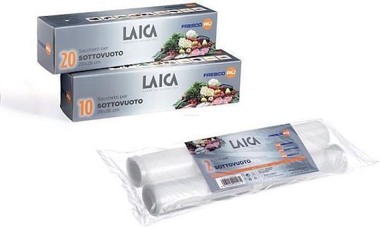 Laica VT3505 Σαγρέ Σακούλες για Συσκευές Vacuum 280mm x 3m 2 Ρολά