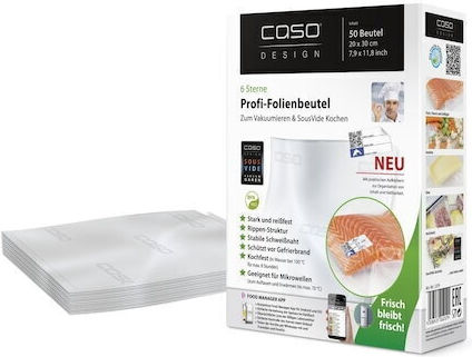Caso Cooking Bag Grainy Vacuum Sealer Bag 200x300mm 50pcs