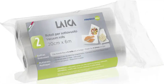 Laica VT35080 Плосък Вакуумни торби за съхранение 200мм x 6м 2бр