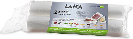 Laica VT3505 Σαγρέ Σακούλες για Συσκευές Vacuum 280mm x 3m 2 Ρολά