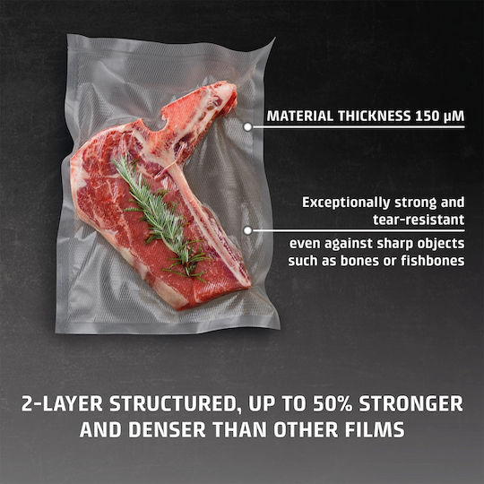 Caso Cooking Bag Grainy Vacuum Sealer Bag 200x300mm 50pcs