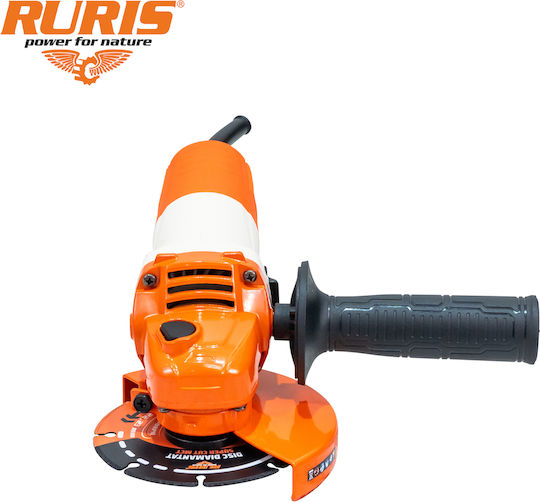 Ruris Ra1200v – Angle Grinder 1200 W 125 Mm Diamond Disc Variable Speed Power Off
