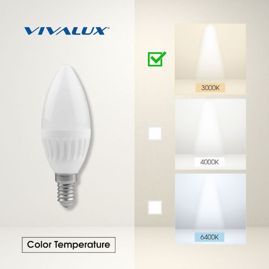 Vivalux LED Glühbirne 9W Für E14 Glühbirnensockel Naturweiß 868lm