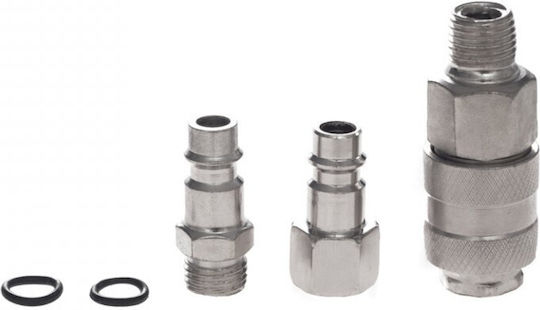 Set 3 Conectori Tagred Ta1111 1/4" Cuplare Rapidă 10 Bar