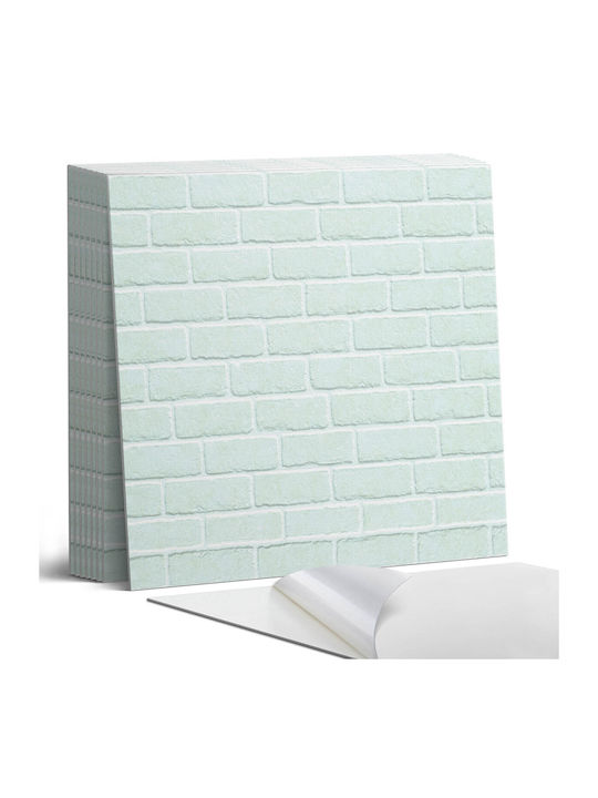 Set Vinyl Wandsticker & Wandgemälde Fliesen Design Wand 9x30x30 cm