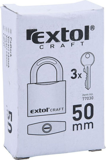 Extol Λουκέτο Πέταλο με Κλειδί 50mm