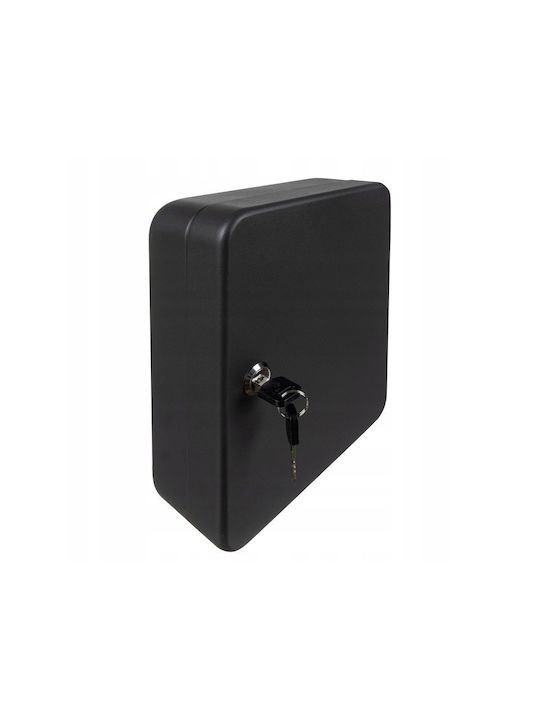 Malatec Metallic Wall Key Hook 48 Hooks With Lock 25x8x20cm