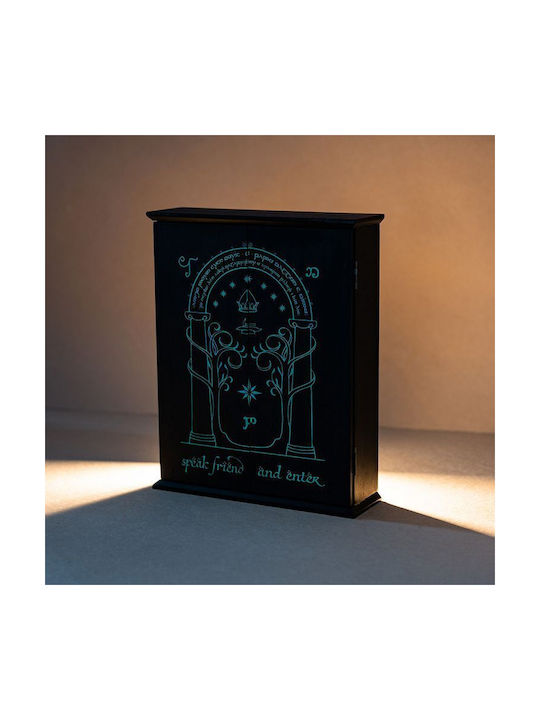 Grupo Erik Wooden Wall Key Box With Lock 21x6x26cm