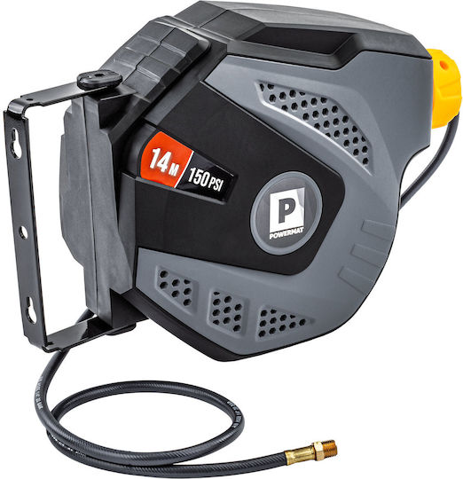 Powermat Pm-abnw-14-m Furtun Pneumatic 14m 150 Psi Tambur Automat 3.6 Kg
