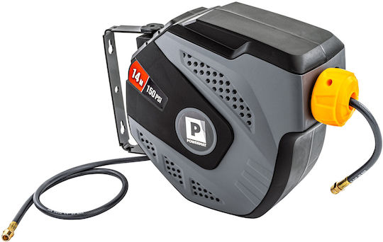 Powermat Pm-abnw-14-m Furtun Pneumatic 14m 150 Psi Tambur Automat 3.6 Kg