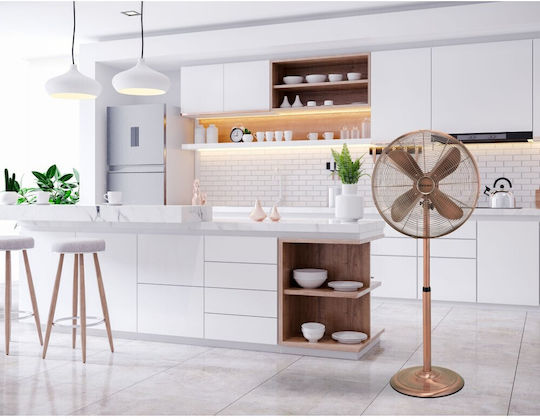 Beper Pedestal Fan 40W Diameter 45cm Copper