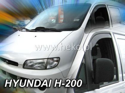 Heko Set of Windbreakers Front Car Dark Fime for Hyundai H 100 2pcs
