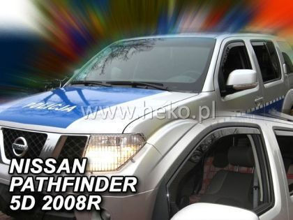 Heko Satz Windabweiser Vordere Dark Fime für Nissan Pfadfinder 2Stück
