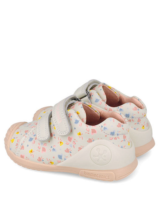 Kids Sneakers with Hoop & Loop Closure Multicolour