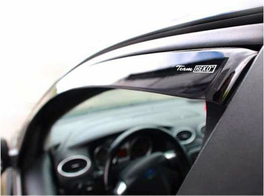 Heko Set of Windbreakers Front Car Dark Fime for Mazda CX-5 2pcs