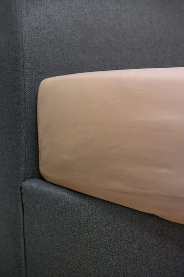Naf Naf Cearceaf De Pat King Size Cu Hugger Din Cauciuc 180x200cm Warm Taupe