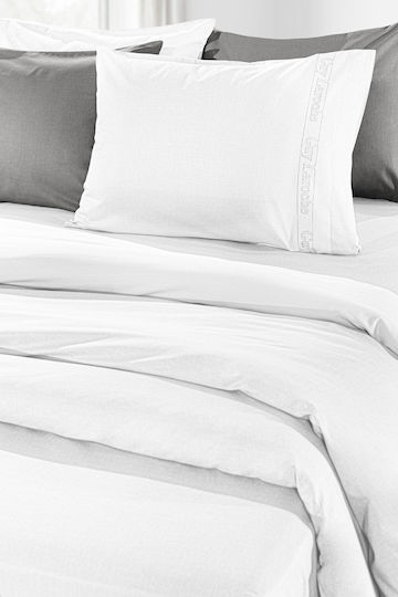 Guy Laroche Color Plus Super-Double Bed Sheet 240x270cm White