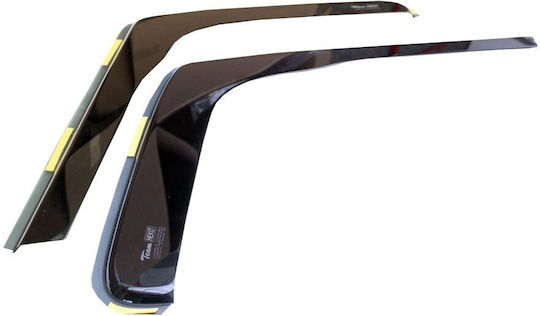 Heko Set of Windbreakers Front Car Dark Fime for Peugeot Boxer Fiat Ducato Citroen Jumper 2pcs