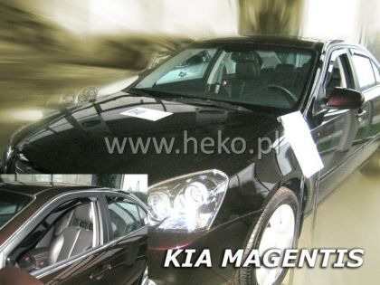 Heko Set of Windbreakers Front Car Dark Fime for Kia Magentis 2pcs