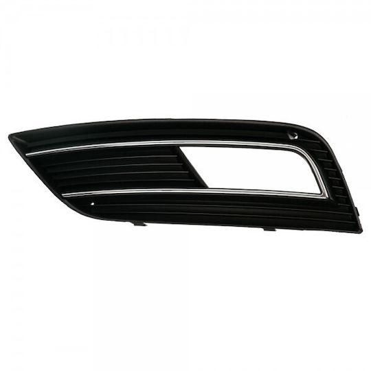 Audi A4 2011.11 Γρίλια Προφυλακτήρα Άνοιγμα Αλογόνες Χρώμιο Αριστερό Φτερό