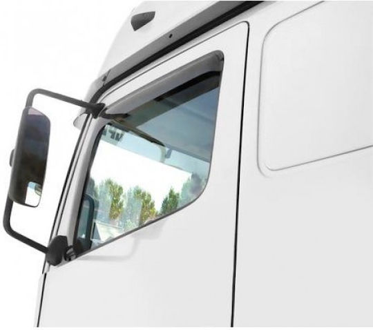 Heko Set of Windbreakers Front Trucks Dark Fime for Mercedes-Benz Atego 2pcs