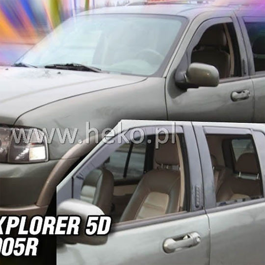 Heko Set deflectoare de vânt Dark Fime pentru Ford Explorator 2buc