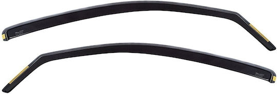 Heko Set of Windbreakers Front Car Dark Fime for Skoda Octavia 2pcs