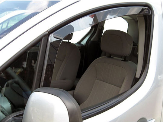 Heko Set of Windbreakers Front Car Dark Fime for Seat Ibiza 2pcs