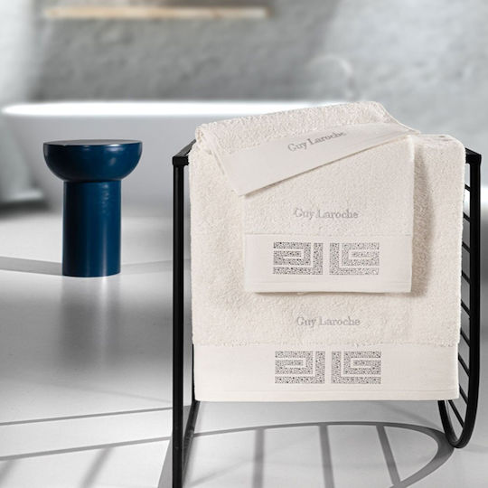 Guy Laroche Bath Towel Set 3pcs Marlen Ivory Weight 500gr/m²