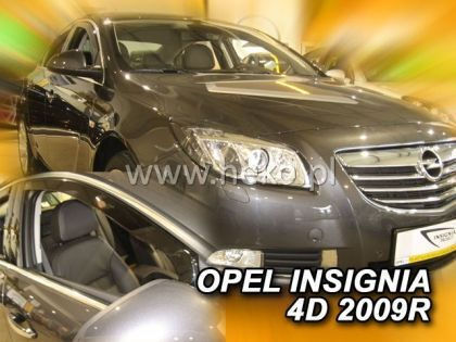 Heko Set of Windbreakers Front Car Dark Fime for Opel Insignia 4D/5D 2009 2pcs