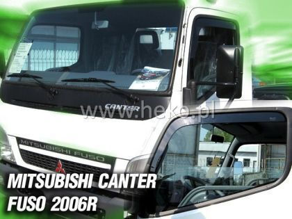 Heko Комплект Ветробрани Предни на камион Dark Fime за Mitsubishi Кантър Fuson 2D 2005 2бр