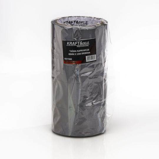 Kraft & Dele Selbstklebend Reparatur-Band Silver 48mmx15m 1Stück Kraft & Dele Selbstklebend Reparatur-Band Silver 48mmx15m 1Stück