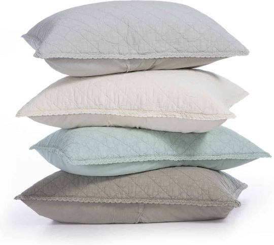 Nef-Nef Homeware Brunno Σετ Μαξιλαροθήκες Oxford Linen 52x72εκ.