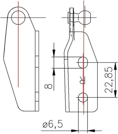 Fa Krosno Удар в багажника за Mazda 323 323 1998-2004 HB