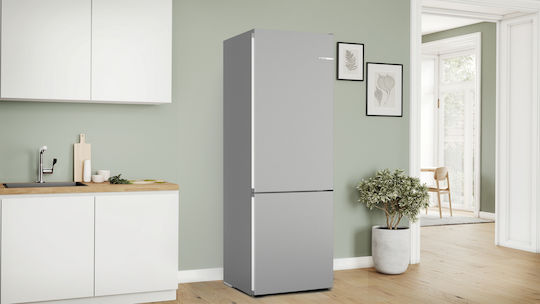 Bosch Ψυγειοκαταψύκτης 440lt Total NoFrost Υ203xΠ70xΒ66.7εκ. Inox KGN492LDF
