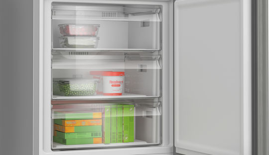 Bosch Ψυγειοκαταψύκτης 440lt Total NoFrost Υ203xΠ70xΒ66.7εκ. Inox KGN492LDF