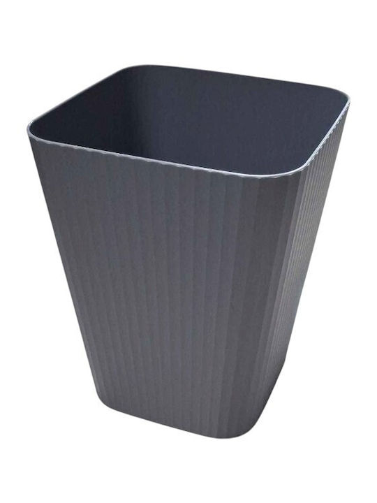 21599 Plastic Bathroom Basket Gray