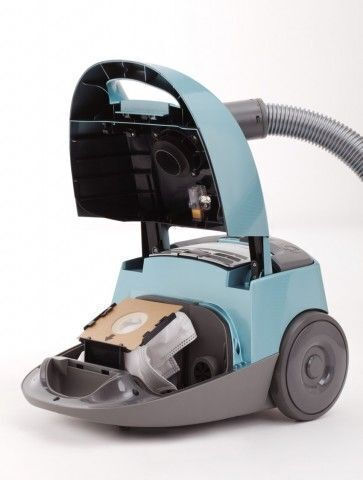 Fakir Aspirator Electric 750W Cu Sac Capacitate Recipient 3.5lt Albastru