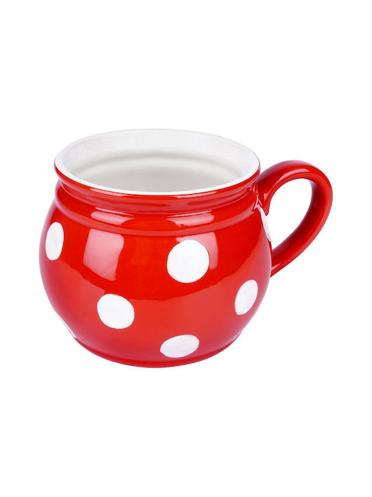 Orion Mug Ceramic Red 950ml