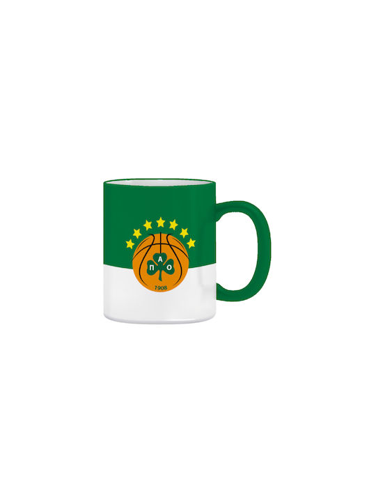 CHartini Poli Minge 3 We Cană Ceramică Verde 330ml