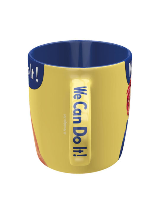 Nostalgic Art We can do it Κούπα Κεραμική σε Διάφορα Σχέδια Μπλε 330ml (Διάφορα Σχέδια)