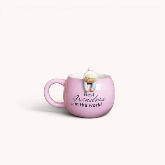 Winkee Becher Keramik Rosa 500ml