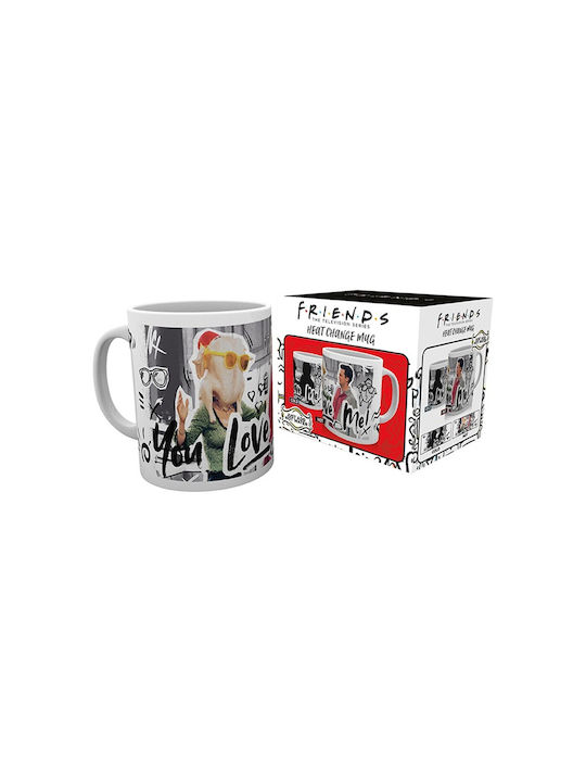 GB eye Friends - You Love Me Heat Change Ceramic Multicolour Mug 320ml
