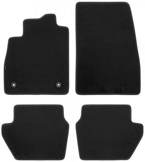 Lampa Set of Front and Rear Mats 4pcs for Ford Puma Black