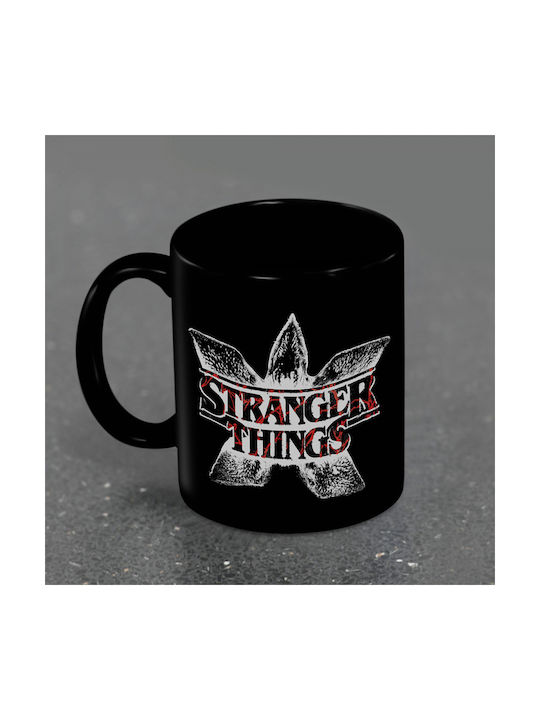 Pyramid International Stranger Things Demogorgon Logo Ceramic Mug Black 330ml