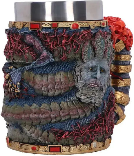 Nemesis Now Керамична Златиста Чаша Tankard