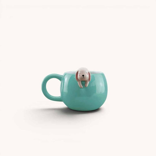 Winkee Keramiktasse Beigefarbe
