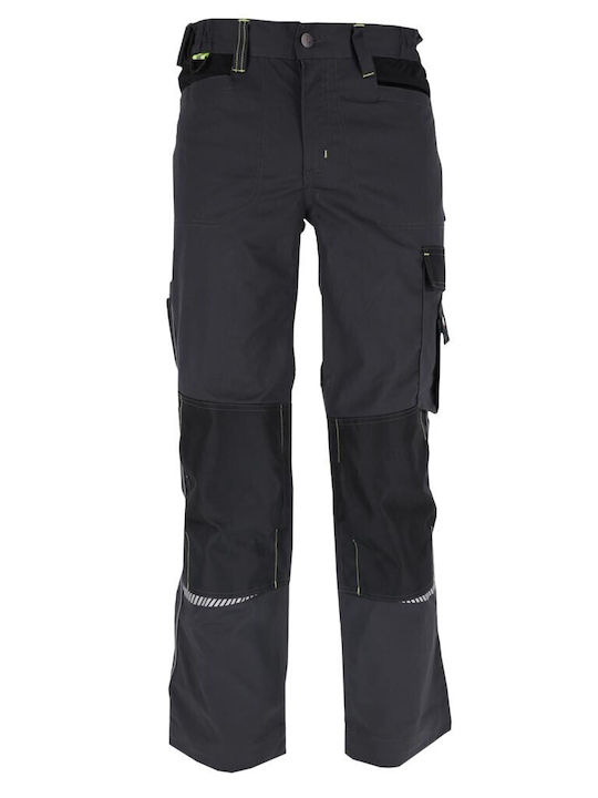 Raw-Pol Reflectorizant Pantaloni de Lucru Gri