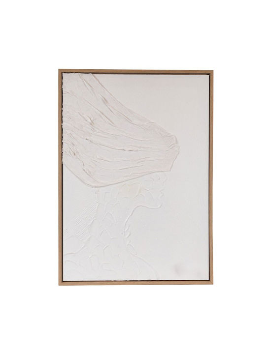 Canvas Painting Handmade Figure White 60x3.8x80cm